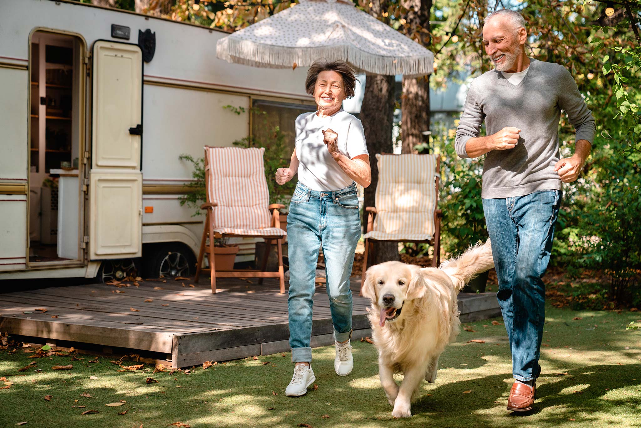 faire du camping avec son chien