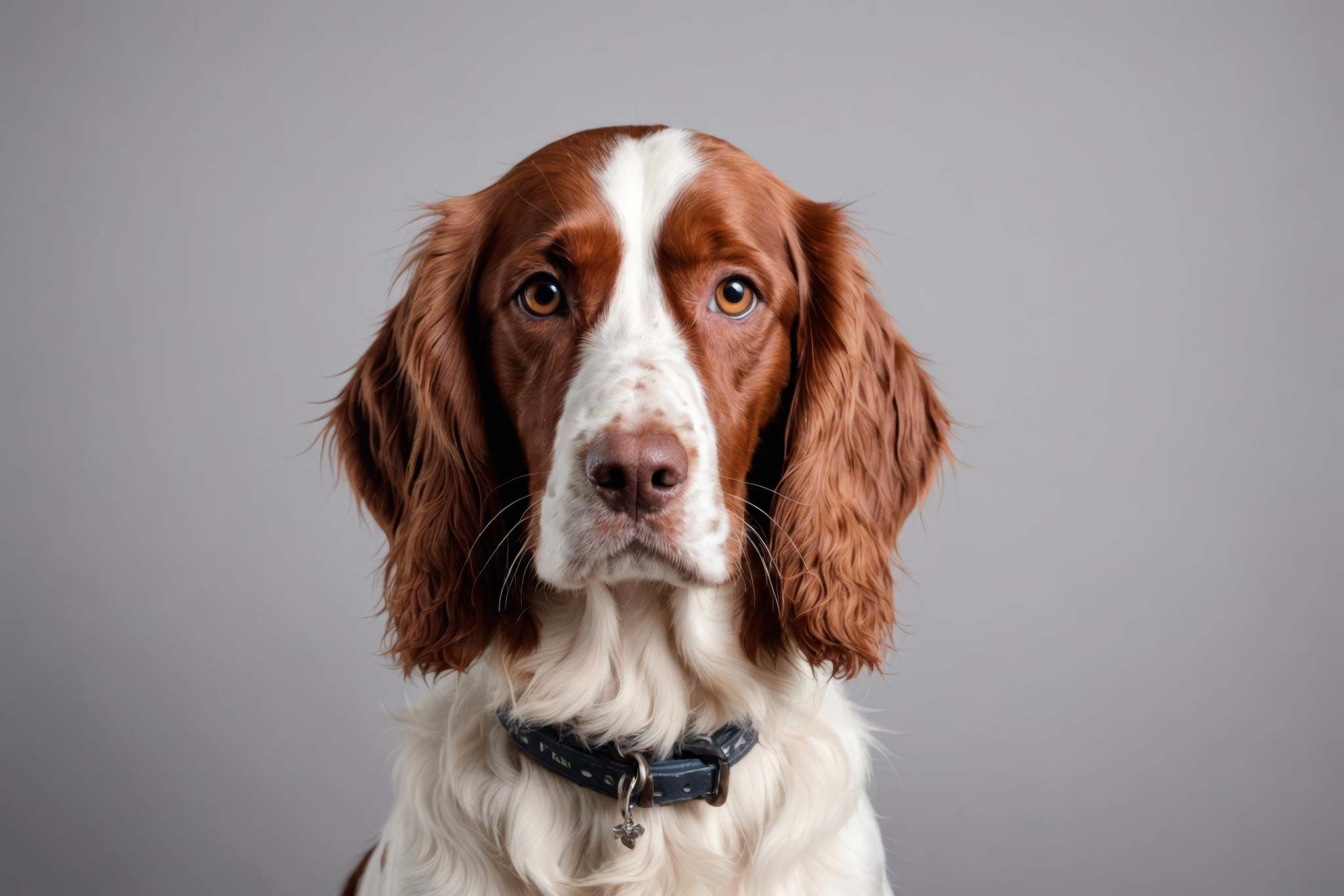 un setter irlandais rouge et blanc